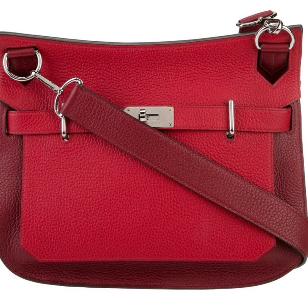 Hermès Jypsiere 31 Verso Rouge Casaque & Rouge H / box & dustbg